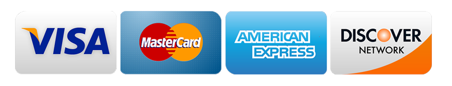Accepted credit cards